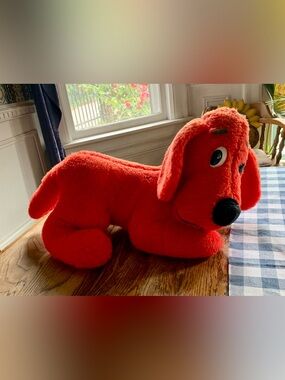 Vintage Clifford the Big Red Dog Plush 20” 90s Era Flaws